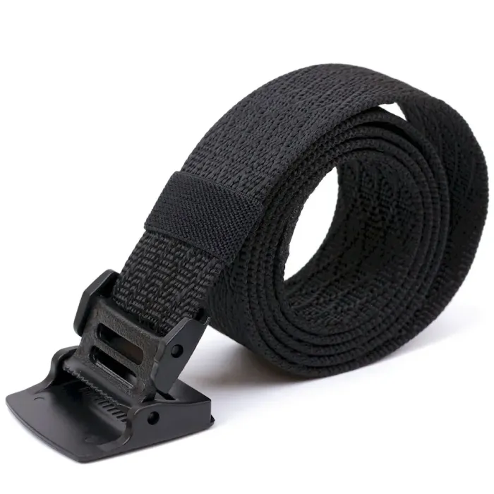 Текстильный мужской ремень Vintage 20584 Черный