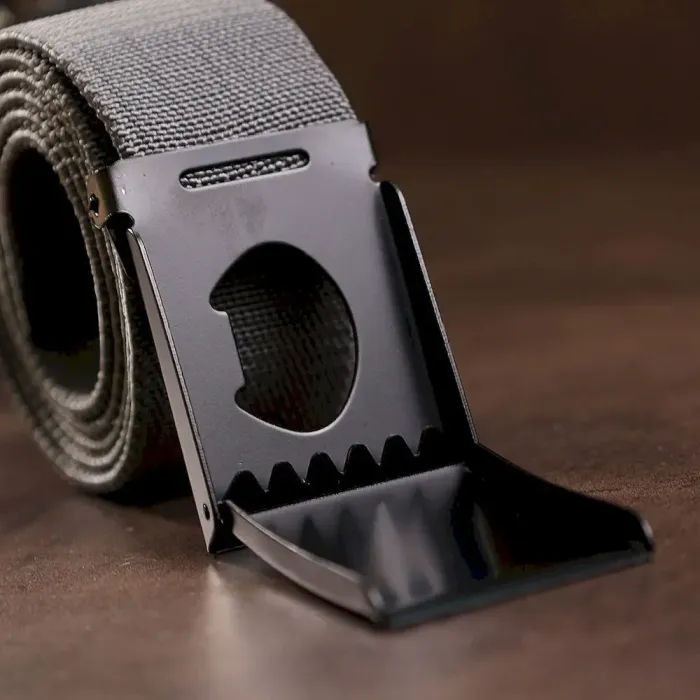 Текстильный ремень для мужчин Vintage 20578 Серый