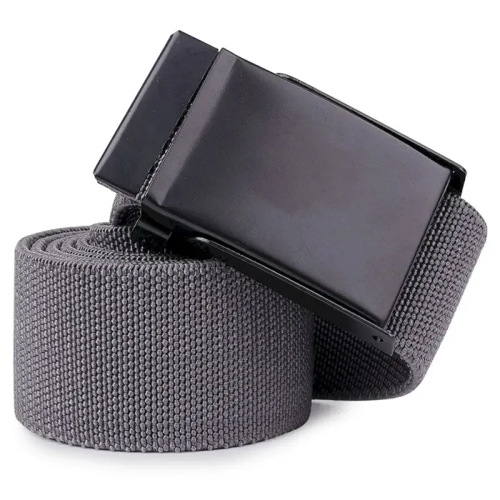 Текстильный ремень для мужчин Vintage 20578 Серый