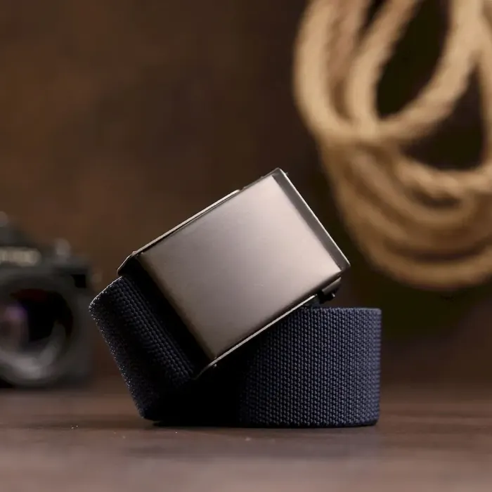 Текстильный ремень для мужчин Vintage 20580 Синий