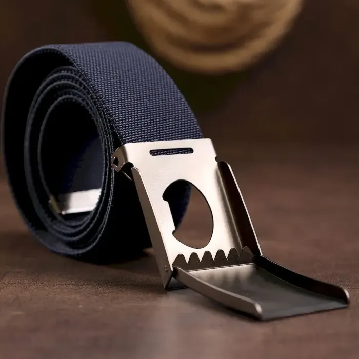 Текстильный ремень для мужчин Vintage 20580 Синий