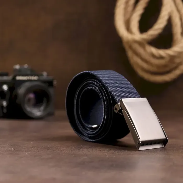 Текстильный ремень для мужчин Vintage 20580 Синий