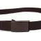Текстильний ремінь із коричневою пряжкою Vintage 20531 Коричневий