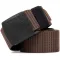 Текстильний ремінь Vintage 20538 Коричневий