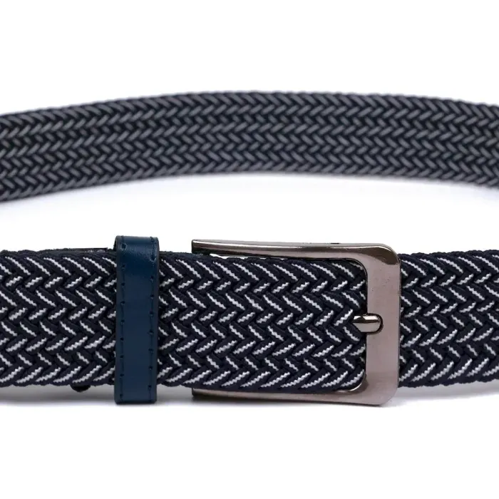Текстильний ремінь Vintage 20815 Синій