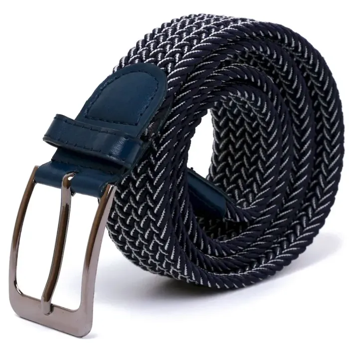 Текстильний ремінь Vintage 20815 Синій