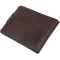 Тонке шкіряне портмоне унісекс GRANDE PELLE 11220 Коричневе