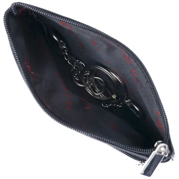 Зручна ключниця із натуральної шкіри KARYA 21211 Чорний