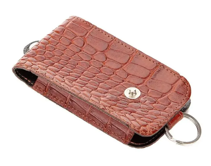 Зручна ключниця зі шкіри під крокодила SHVIGEL 16145