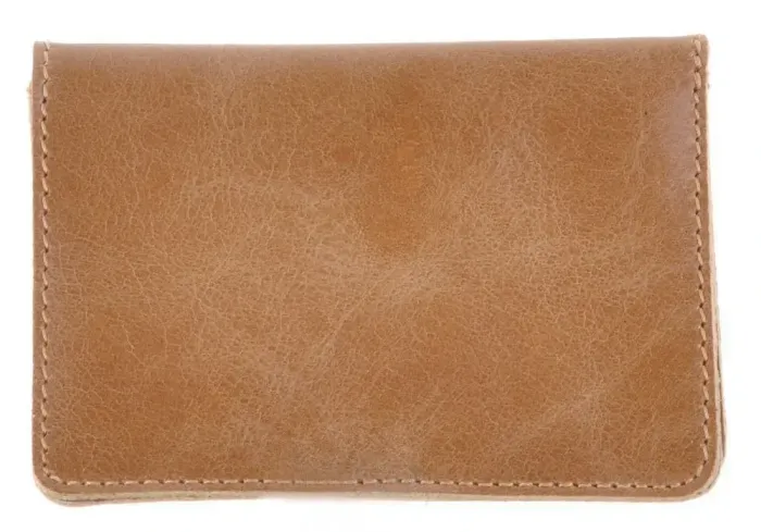 Зручна шкіряна обкладинка для пластикових прав SHVIGEL 16075, Бежева