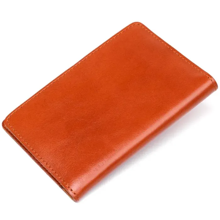 Зручна обкладинка для автодокументів із натуральної шкіри SHVIGEL 16070