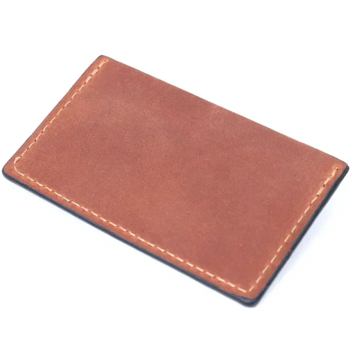 Зручний кард-кейс із натуральної шкіри GRANDE PELLE 11666 Коричневий