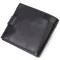 Зручний чоловічий гаманець з натуральної гладкої шкіри CANPELLINI 21877 Чорний