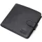 Зручний чоловічий гаманець з натуральної шкіри BOND 22062 Чорний