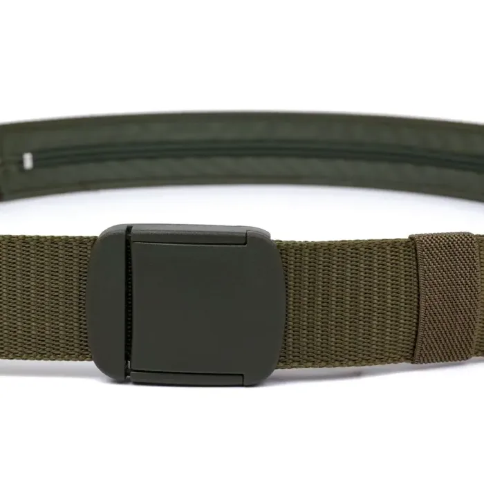 Зручний текстильний чоловічий ремінь Vintage 20589 Зелений