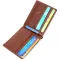 Зручний затискач для грошей із натуральної гладкої шкіри ST Leather 19427 Коричневий