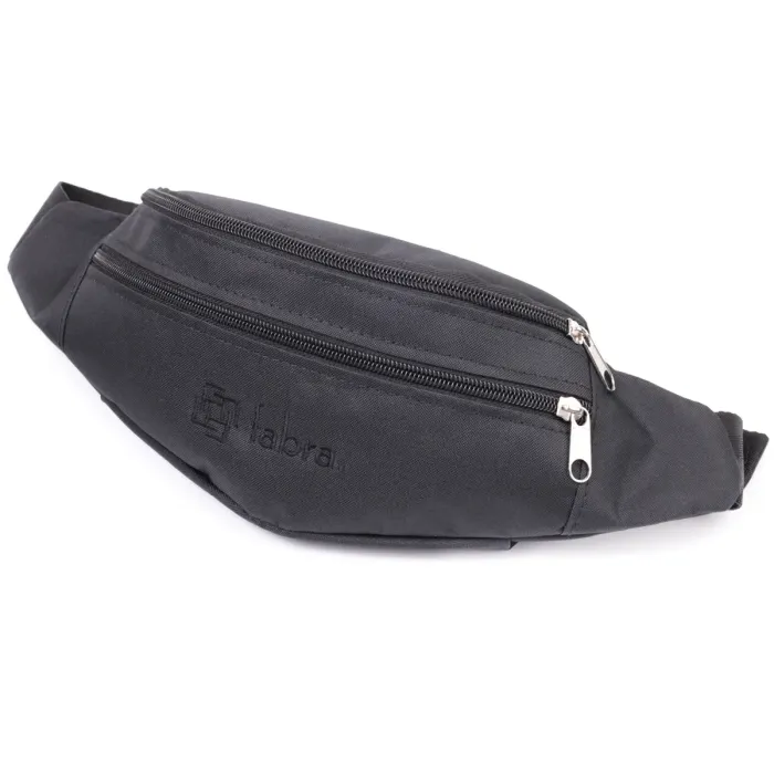 Универсальная сумка на пояс из качественного полиэстера FABRA 22580 Черный