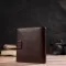 Універсальний чоловічий гаманець із натуральної зернистої шкіри CANPELLINI 21744 Коричневий