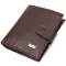 Універсальний чоловічий гаманець із натуральної зернистої шкіри CANPELLINI 21744 Коричневий