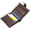 Універсальний чоловічий гаманець із натуральної зернистої шкіри CANPELLINI 21744 Коричневий