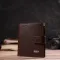 Універсальний чоловічий гаманець із натуральної зернистої шкіри CANPELLINI 21744 Коричневий