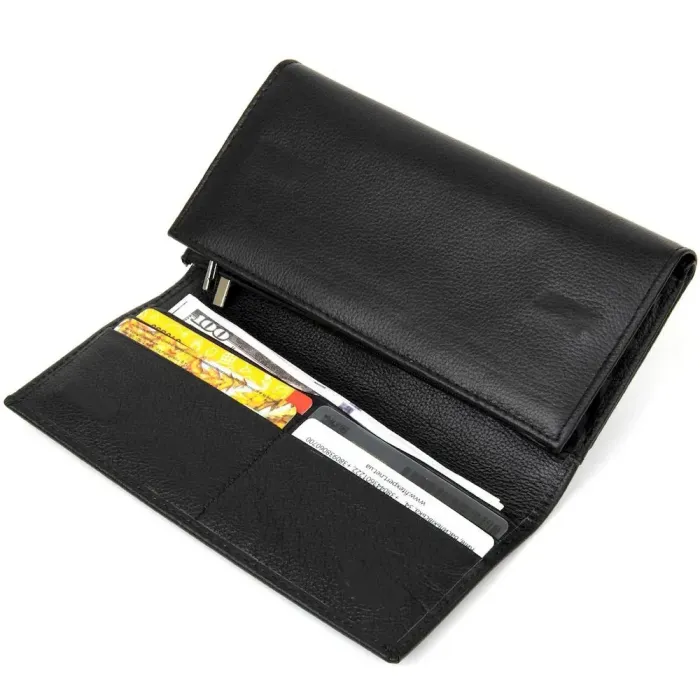 Універсальний жіночий гаманець ST Leather 19388 Чорний