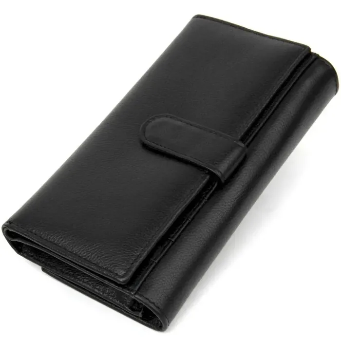 Універсальний жіночий гаманець ST Leather 19388 Чорний