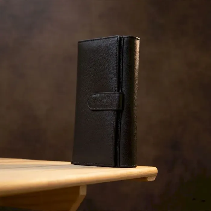 Універсальний жіночий гаманець ST Leather 19388 Чорний