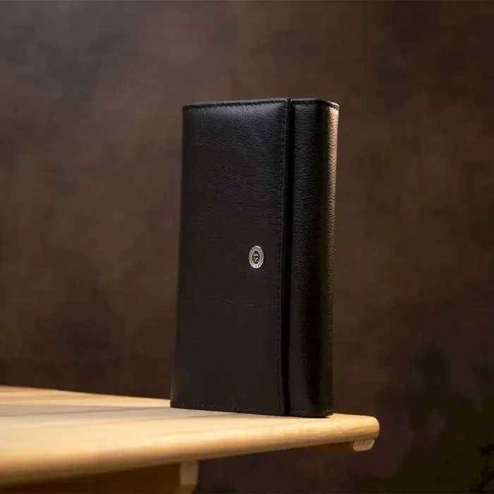 Універсальний жіночий гаманець ST Leather 19388 Чорний