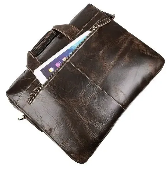 Сумка чоловіча Vintage 14240 Коричнева