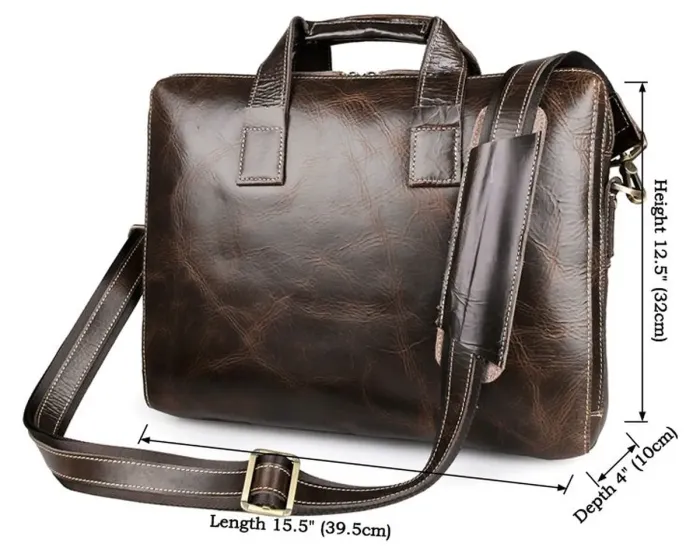 Сумка чоловіча Vintage 14240 Коричнева