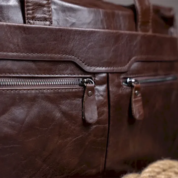 Сумка чоловіча Vintage 14088 Коричнева