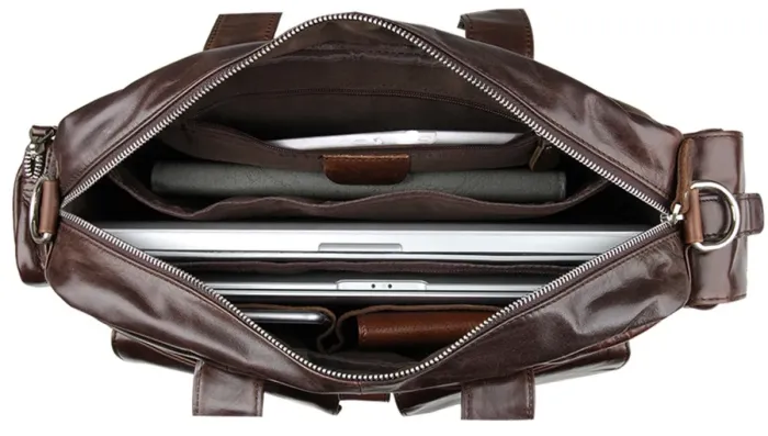 Сумка чоловіча Vintage 14370 Коричнева