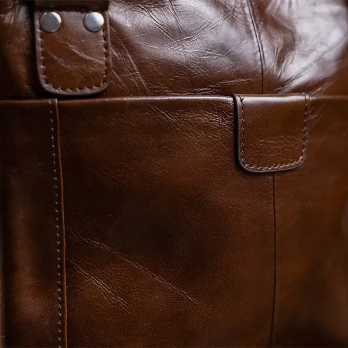 Сумка чоловіча Vintage 14091 Коричнева