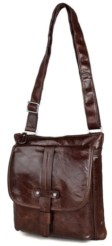 Сумка чоловіча Vintage 14091 Коричнева