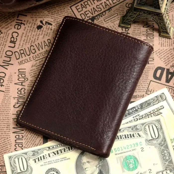 Кошелек мужской Vintage 14167 Коричневый