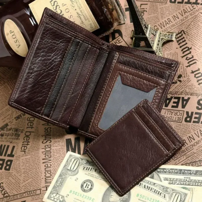 Кошелек мужской Vintage 14167 Коричневый