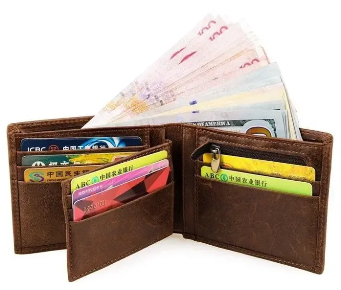 Гаманець чоловічий Vintage 14230 Коричневий