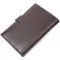 Вертикальний чоловічий портмоне з хлястиком з натуральної шкіри KARYA 21192 Коричневий