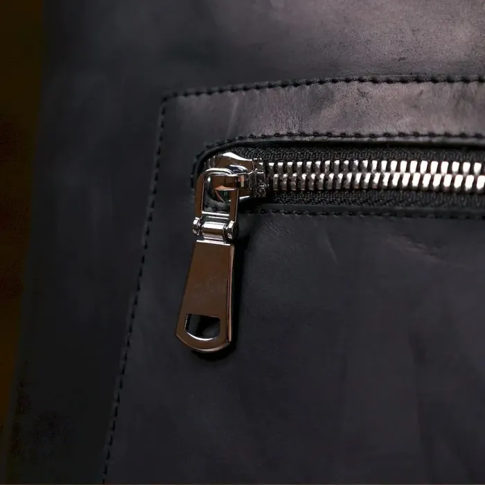 Урожай шкіряна сумка жіноча Shvigel 16347 Чорний