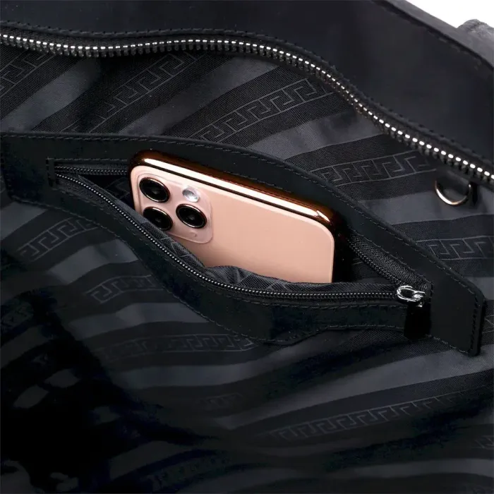 Урожай шкіряна сумка жіноча Shvigel 16347 Чорний