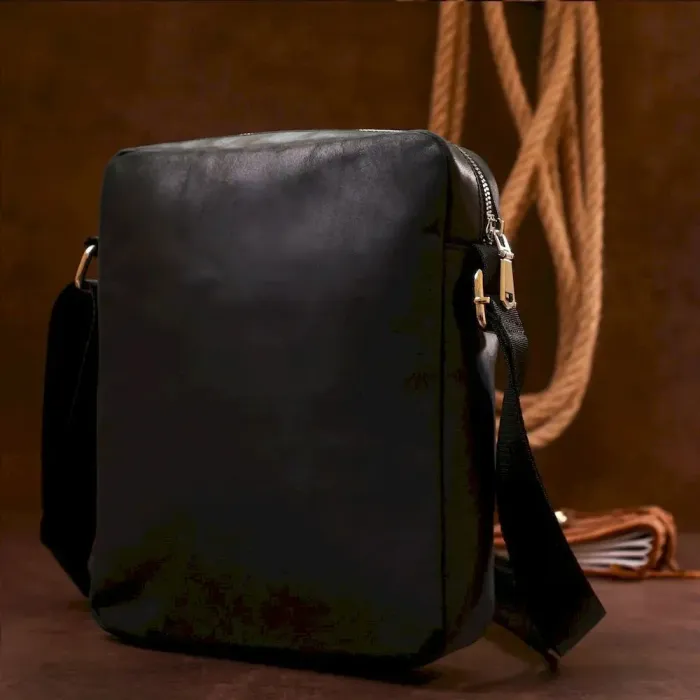 Урожай чоловіча сумка через плече Shvigel 16331 Чорний