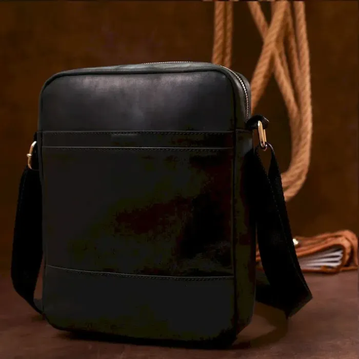 Урожай чоловіча сумка через плече Shvigel 16331 Чорний