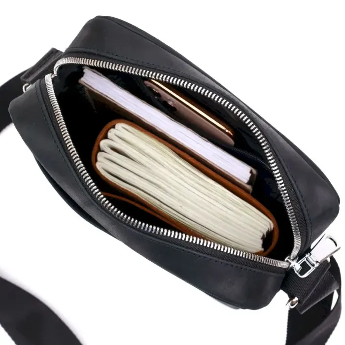 Урожай чоловіча сумка через плече Shvigel 16331 Чорний