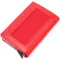 Візитниця з натуральної зернистої шкіри KARYA 20981 Червоний