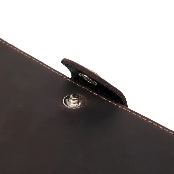 Візитниця велика Shvigel 13904 шкіряна Коричнева