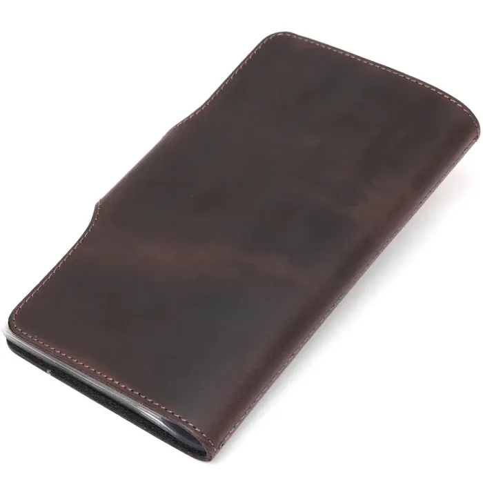 Візитниця велика Shvigel 13904 шкіряна Коричнева
