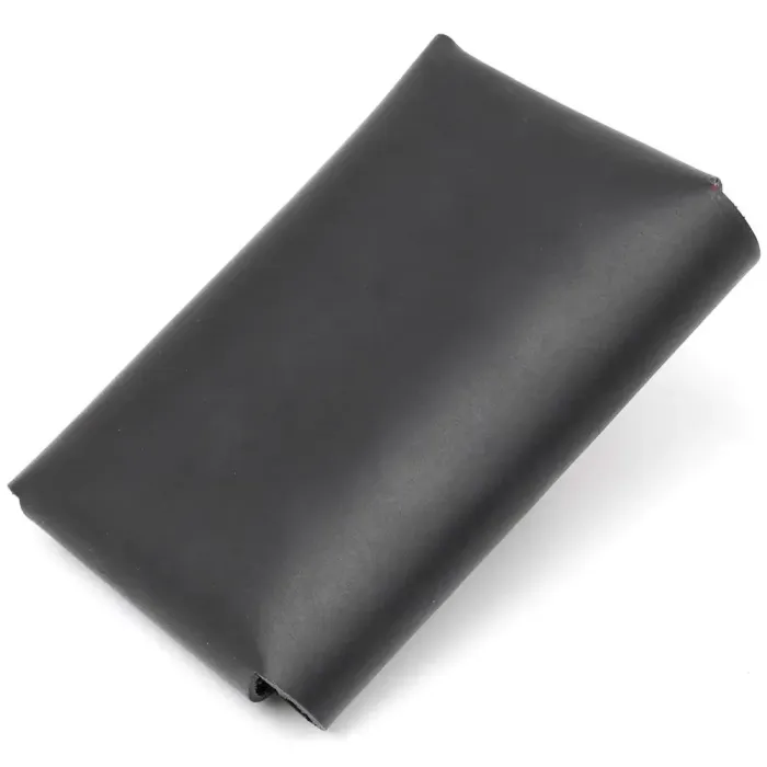 Візитниця SHVIGEL 16159 із натуральної вінтажної шкіри Чорна