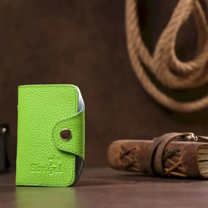 Візитниця SHVIGEL 00105 шкіряна 