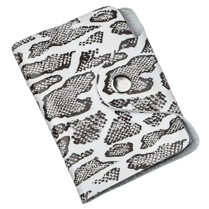 Візитниця вертикальна під екзотику 19086 Різнокольорова